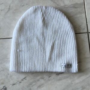 White NEFF Beanie